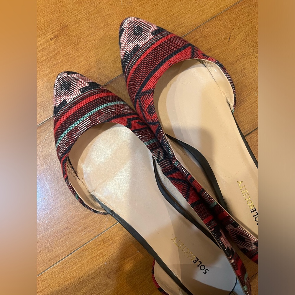 Sole Society Aztec/Boho Flats